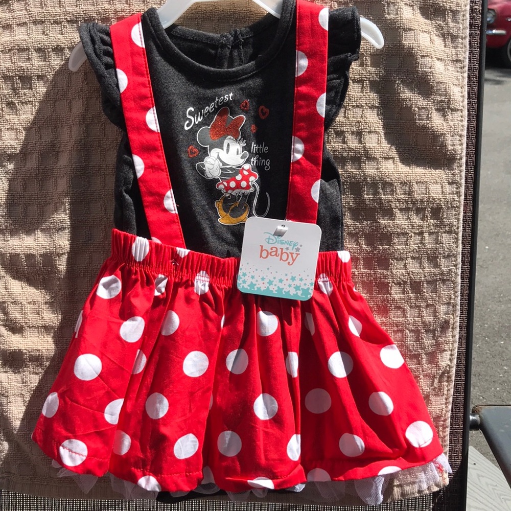 Disney Baby Onesie Minnie Mouse dress